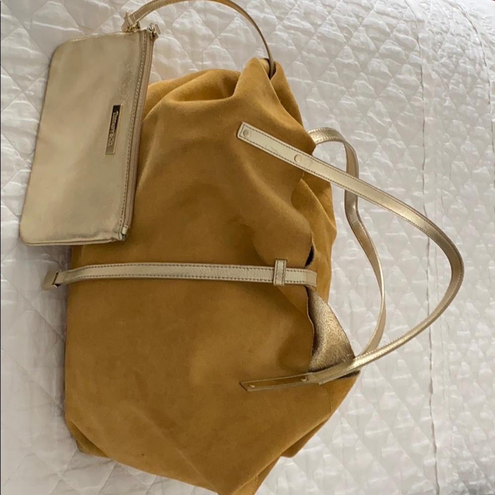 Tiffany Yellow Suede Handbag